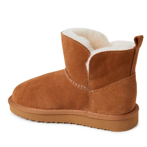 DEARFOAMS DEARFOAMS KIDS' FIRESIDE BUNBURY GENUINE SHEARLING BOOT