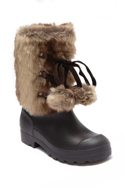 Dirty Laundry Polar Cap Faux Fur All Weather Duck Boot Nordstrom Rack