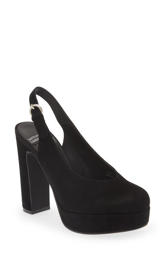 JEFFREY CAMPBELL BET ON IT SLINGBACK PLATFORM PUMP