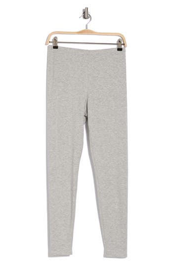 Eileen Fisher High Waist Ankle Leggings In Dark Pearl