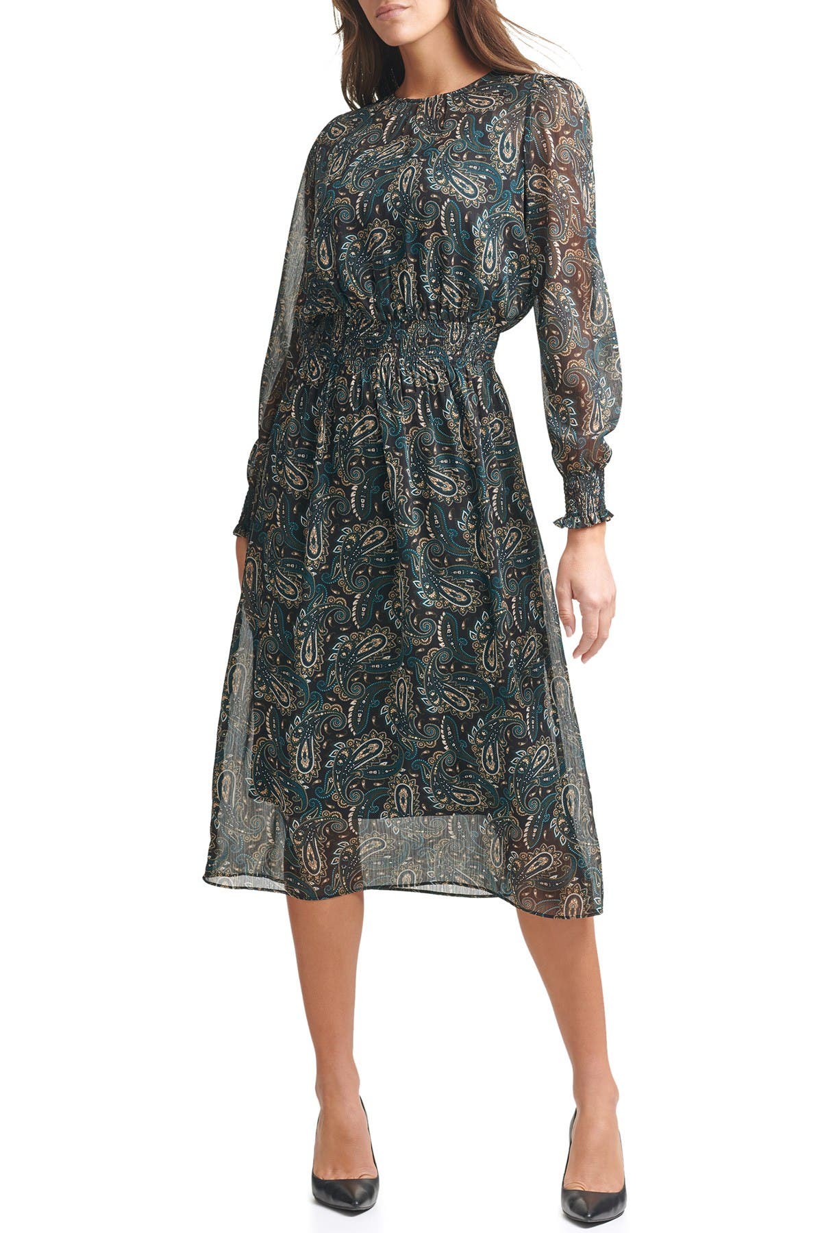 tommy hilfiger paisley dress