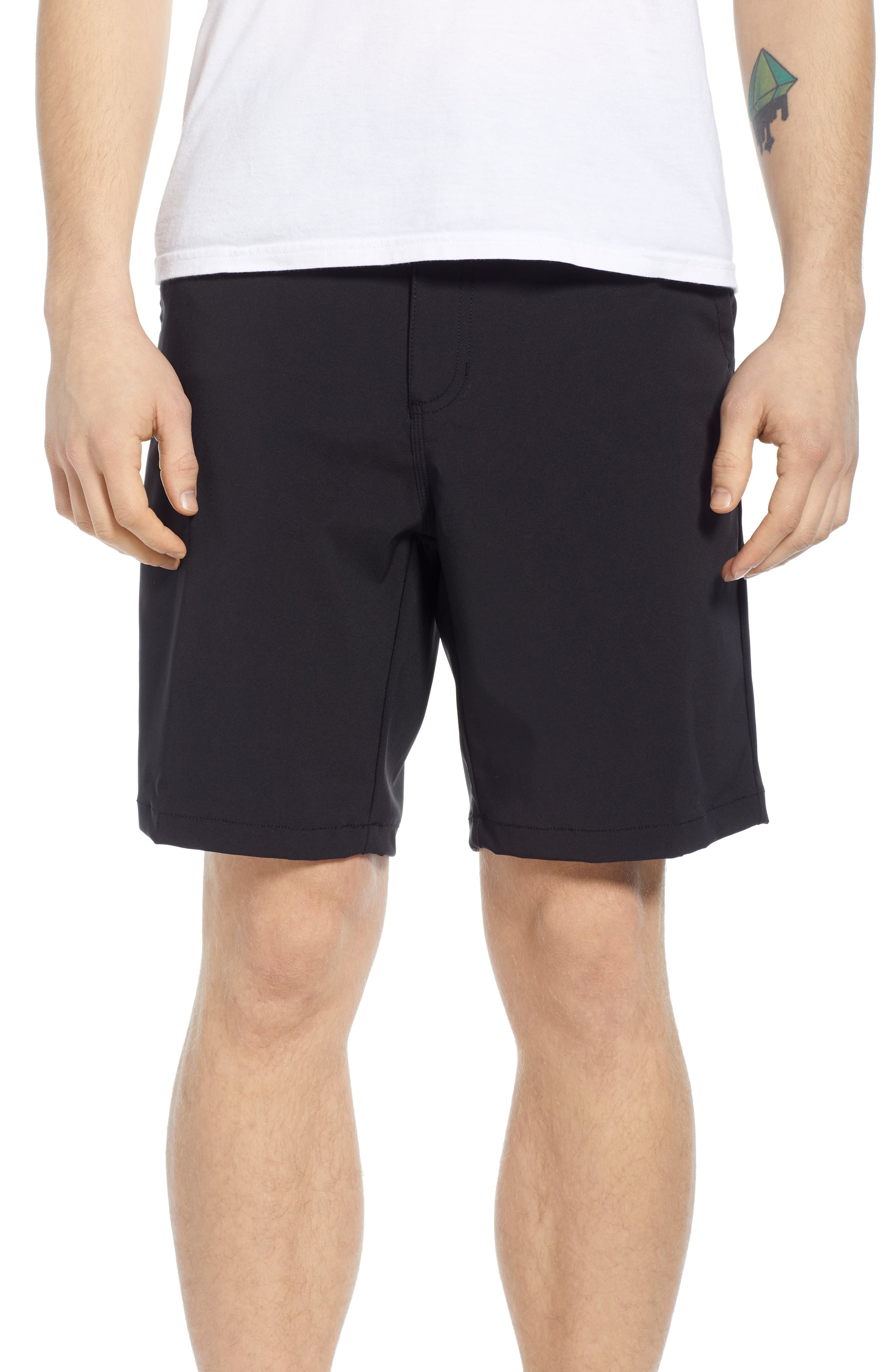 Vans Authentic Decksider Hybrid Shorts, Black