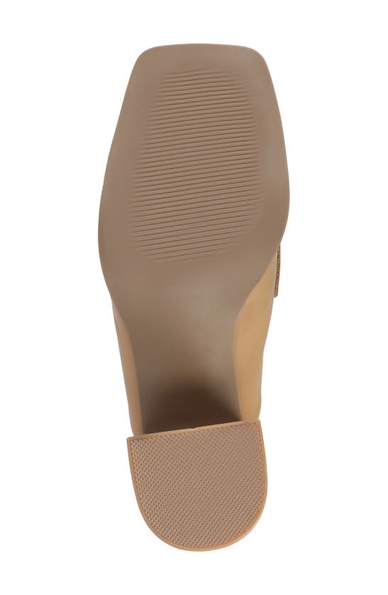 Shop Journee Collection Bayley Mule Pump In Tan
