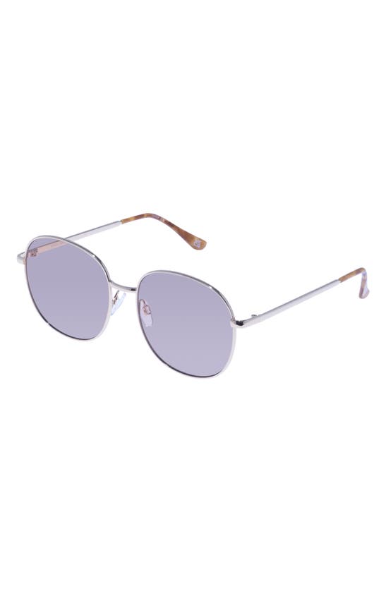 Shop Aire Atria 50mm Gradient Round Sunglasses In Bright Gold