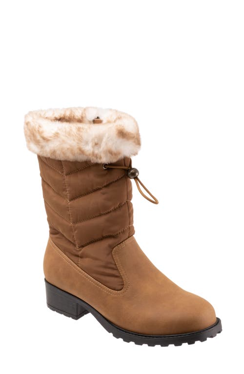 Trotters Bryce Faux Fur Trim Winter Boot Luggage at Nordstrom,
