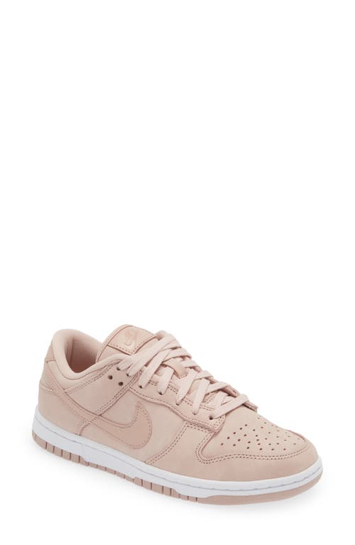 Nike Dunk Low Premium Sneaker In Pink Oxford/pink/white