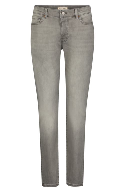 Shop Warp & Weft Warp+weft Hnd Skinny Fit Jeans In Smoke