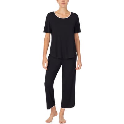 Kate Spade New York Dot Print Pajamas, Black