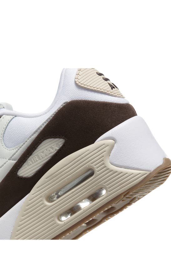 Shop Nike Air Max 90 Lv8 Platform Sneaker In White/ Dust/ Brown