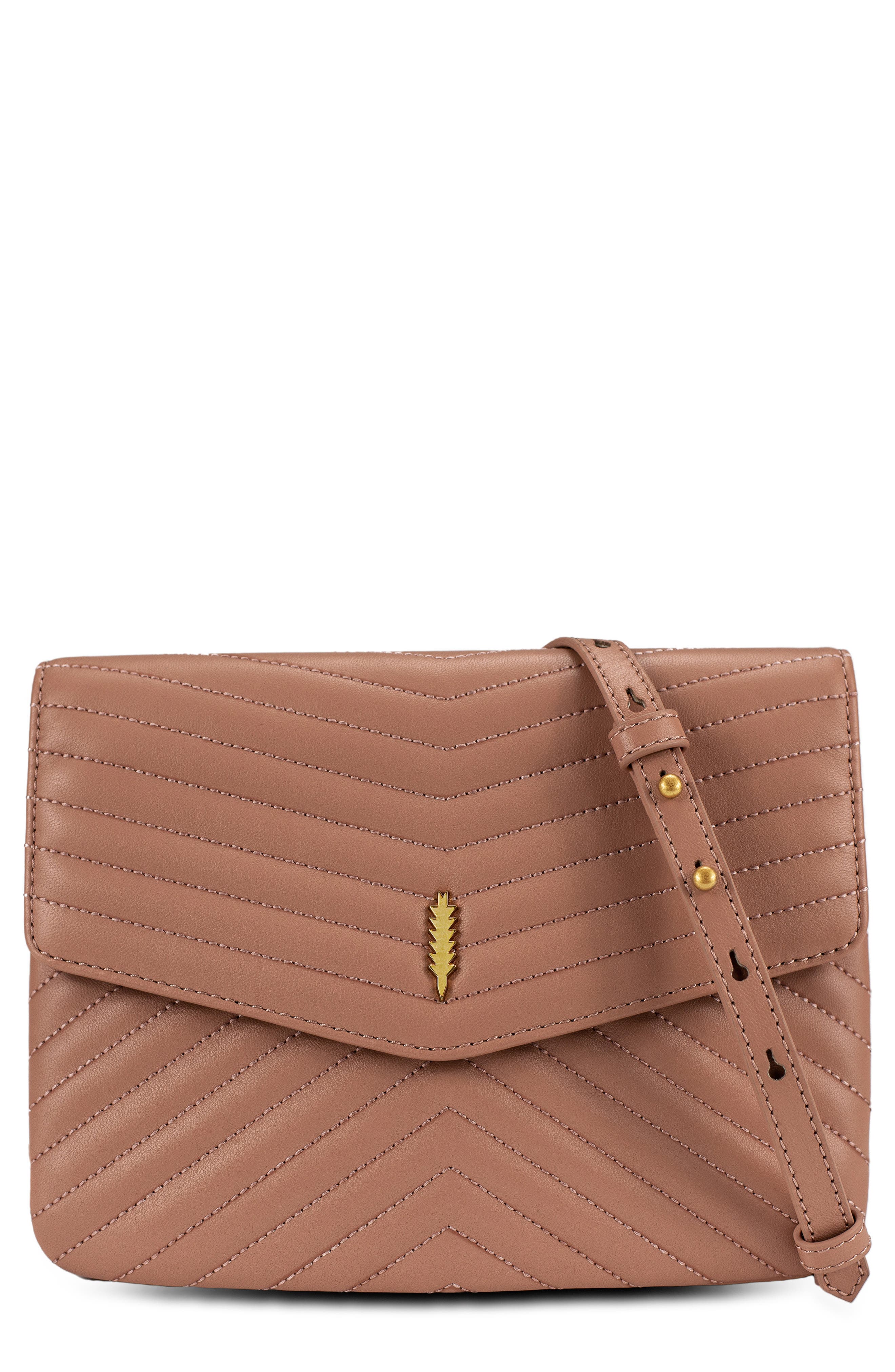 THACKER Jenna Quilted Leather Crossbody Bag Nordstromrack