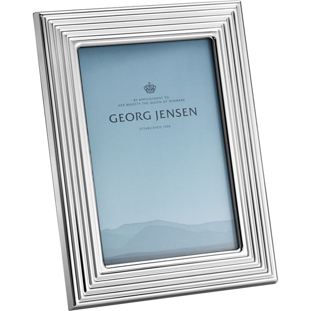 Georg Jensen Hand Polished 4x6 Picture Frame In No Color