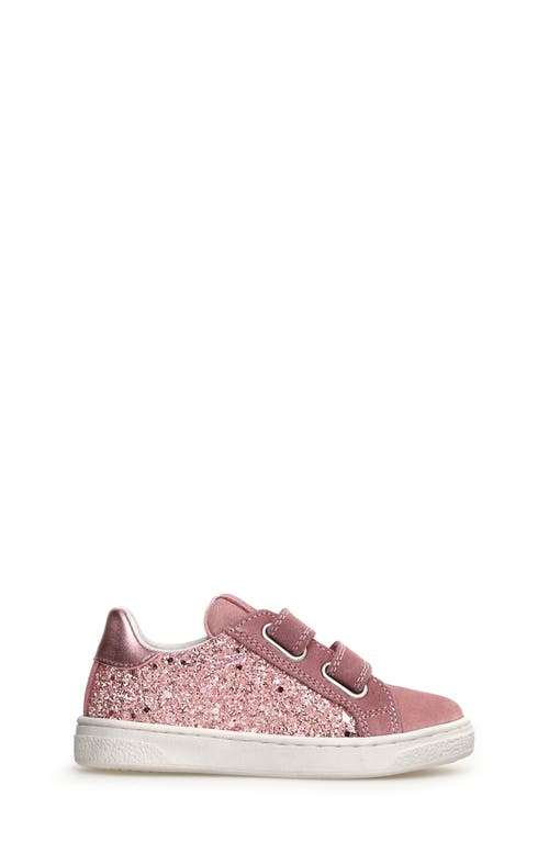 Shop Naturino Pinn Glitter Sneaker In Pink-phard-rose