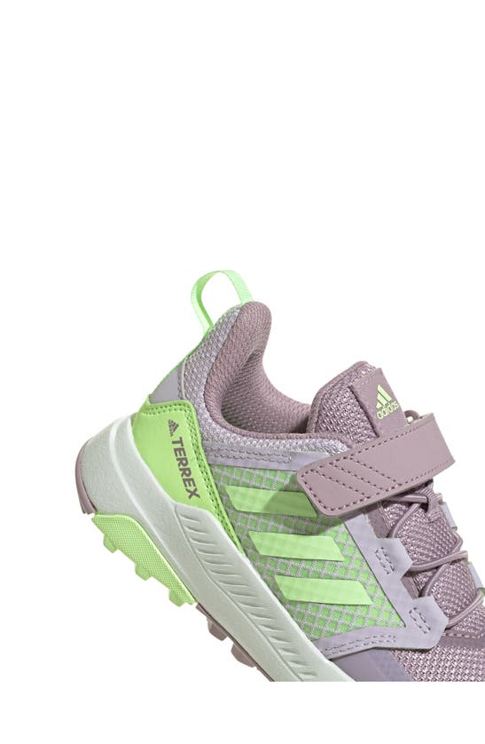 Shop Adidas Originals Terrex Trailmaker Hiking Shoe In Fig/ Green/ Silver