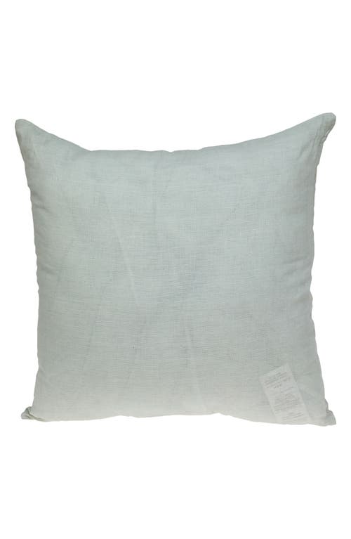 Parkland Collection Fleura Embroidered Throw Pillow In Beige