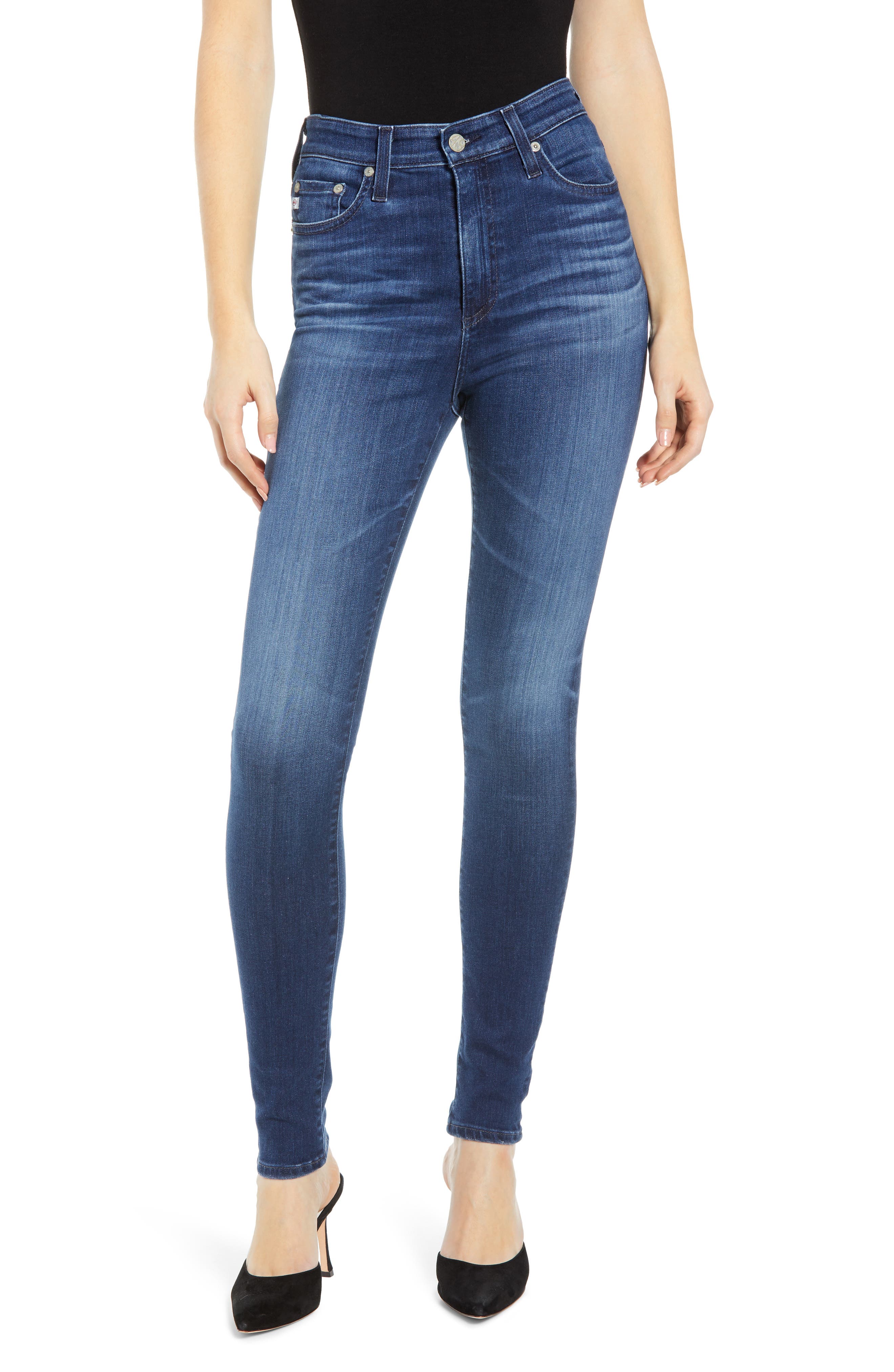 ag the mila ultra high rise skinny jeans