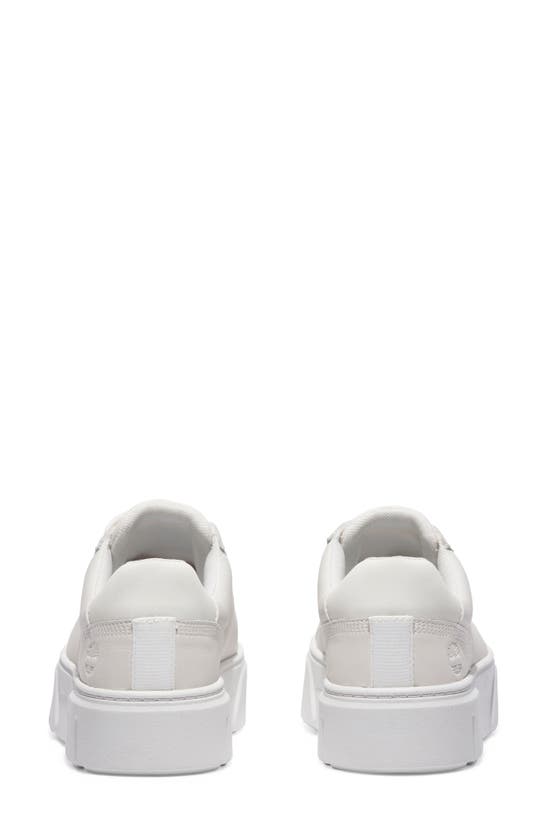 Shop Timberland Laurel Court Platform Sneaker In White Full Grain