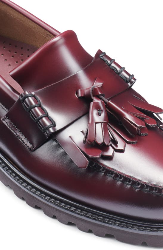 G.h.bass Layton Lug Sole Loafer In Wine