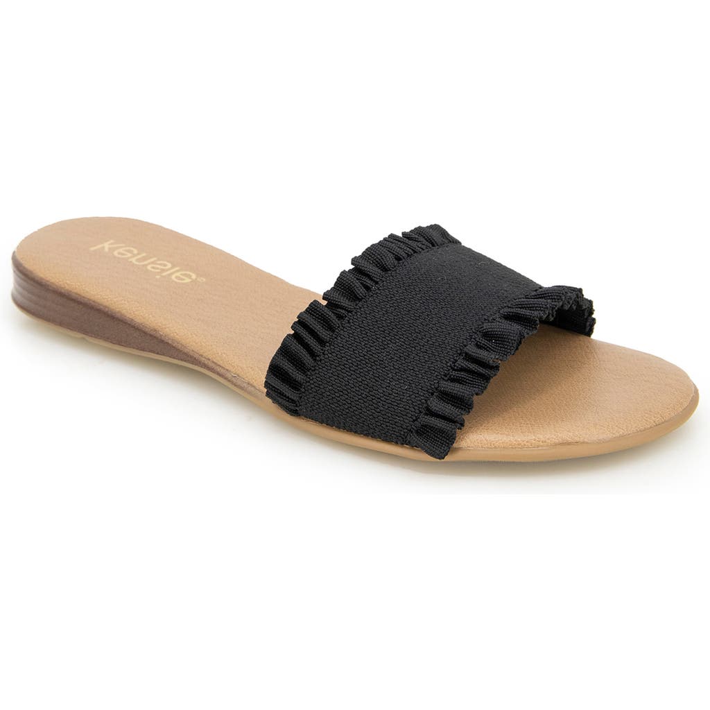Shop Kensie Bakota Slide Sandal In Black