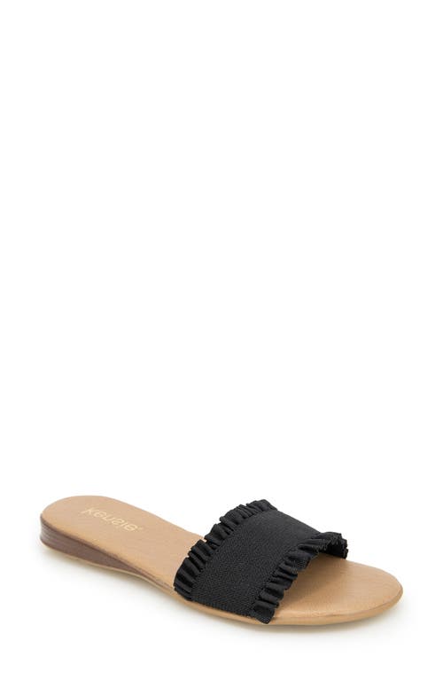 Shop Kensie Bakota Slide Sandal In Black