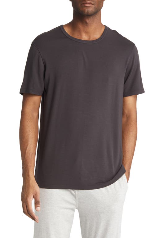 Daniel Buchler Men's Stretch Pajama T-Shirt in Charcoal