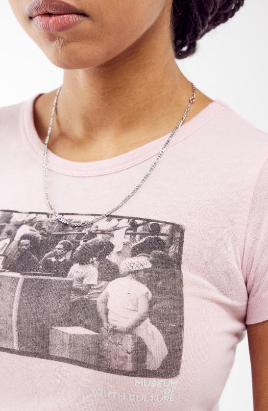 Shop Bdg Urban Outfitters Museum Of Youth Culture Cotton Baby Tee In Pink