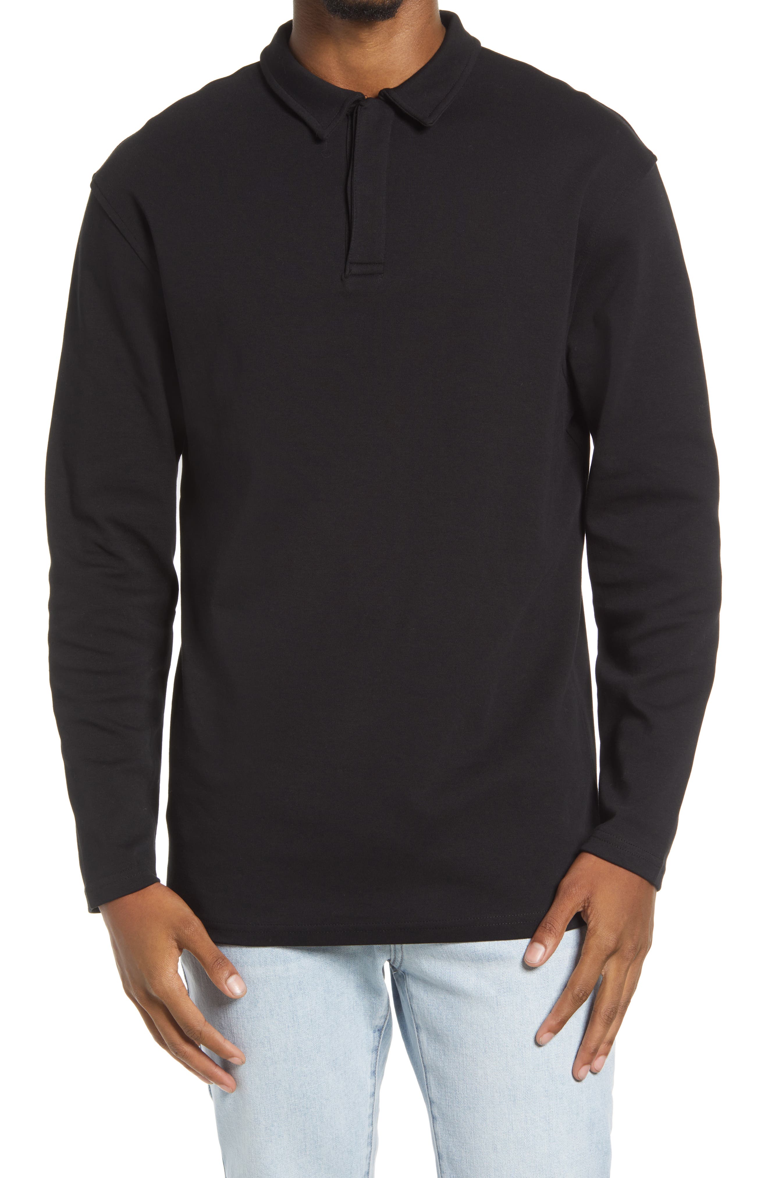 polo collar full sleeves