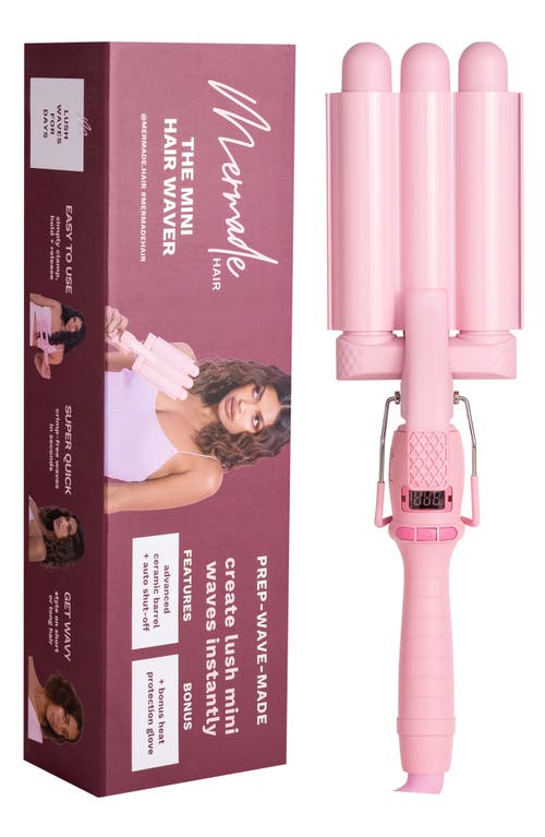 Shop Mermade Hair The Mermade Mini 1-inch Pro Waver In Pink