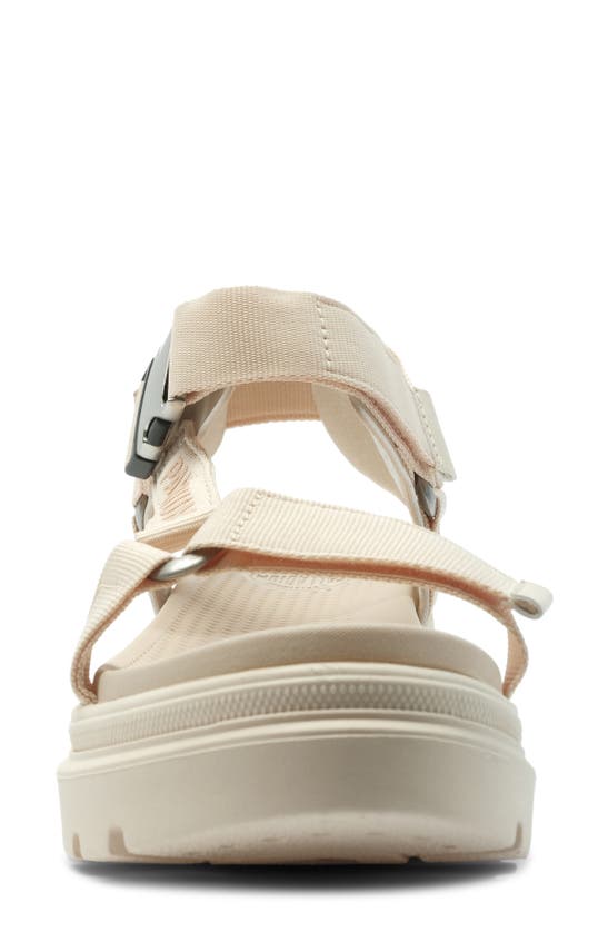 Palladium Pallacruise Platform Sandal In Sand