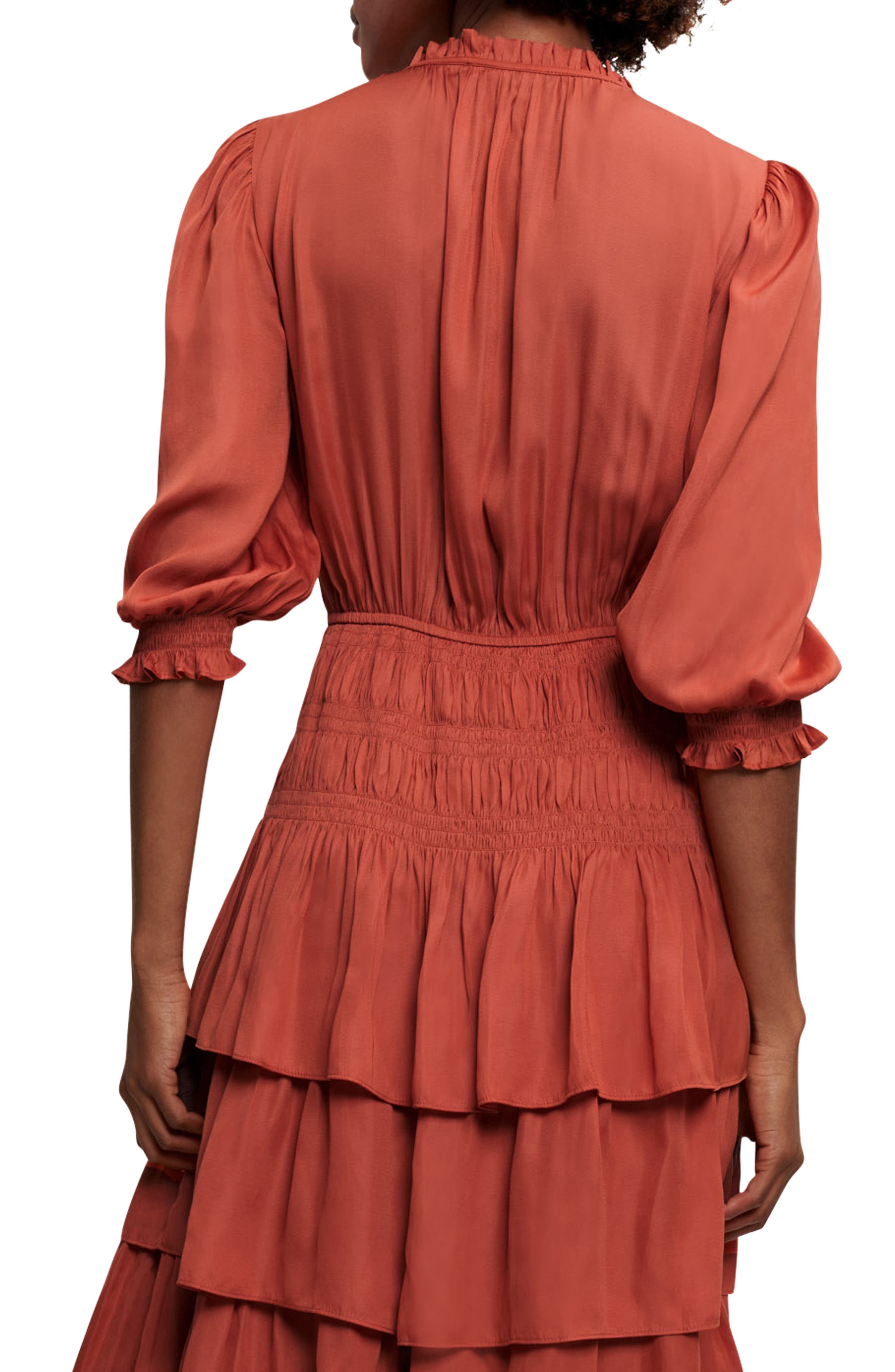 maje Radjinette Tiered Dress | Nordstrom