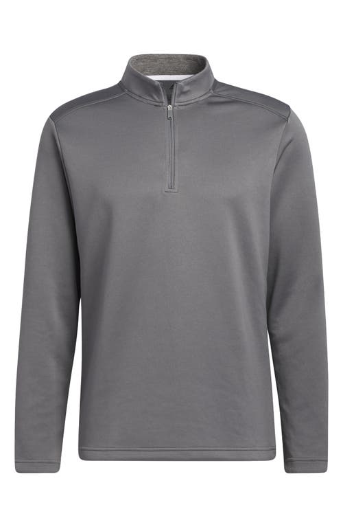 adidas Golf Men's Club Half-Zip Pullover in Grey Four