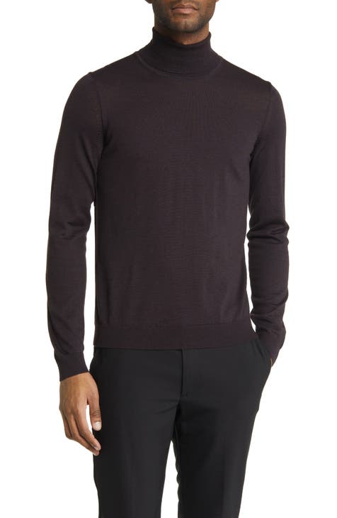 Men's 100% Wool Turtleneck Sweaters