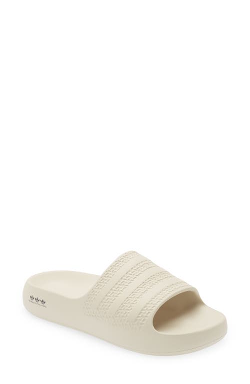 Shop Adidas Originals Adidas Adilette Ayoon Sport Slide In Brown/core Black/clear Brown