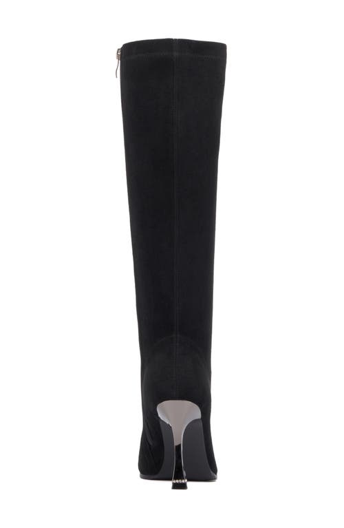 Torgeis Mixed Media Tall Boot In Black