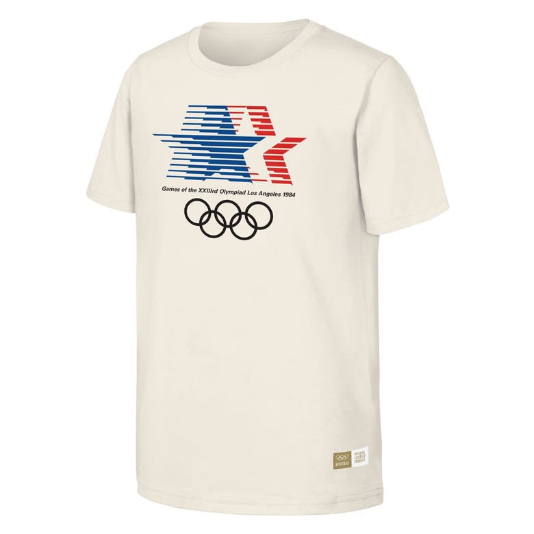 Shop Outerstuff Natural 1984 Los Angeles Games Olympic Heritage T-shirt