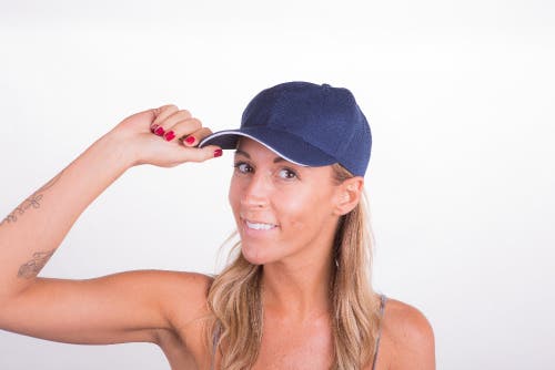 Shop White Lotus Beauty Silk Lined Hair Restoration Cap In Navy