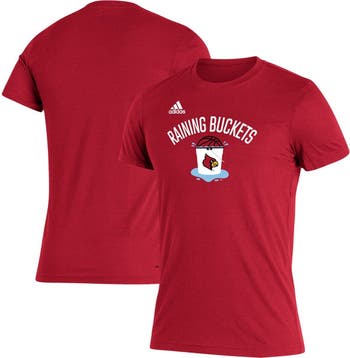adidas Louisville Cardinals Dassler Tri-Blend Raglan T-Shirt, Big
