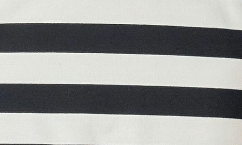 Grey Lab Stripe French Terry Miniskirt In Black