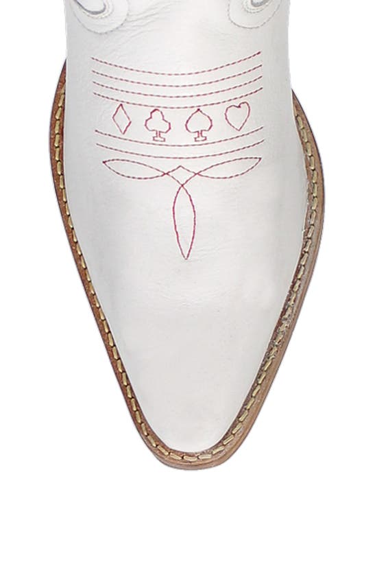 Shop Dingo Queen A Hearts Western Boot In White