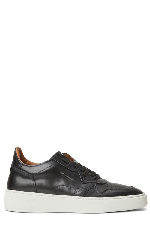 Shop Bruno Magli Dezi Leather Sneaker In Black