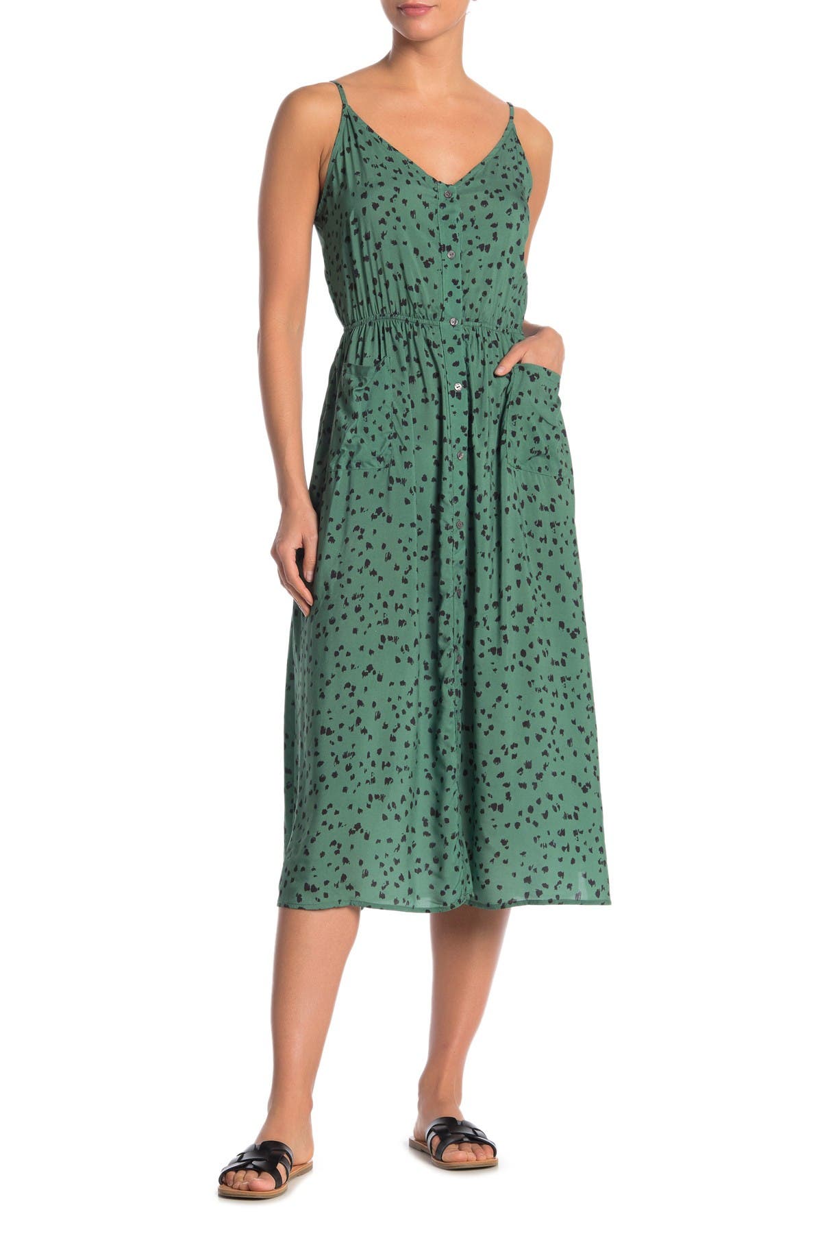 nordstrom rack green dress