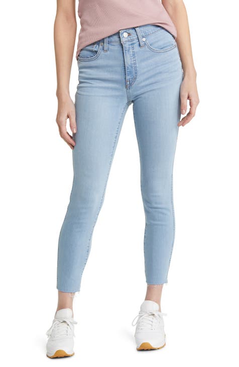 10-Inch High Waist Skinny Crop Jeans (Charlemont Wash)