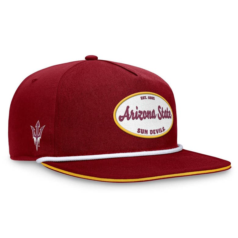 Shop Top Of The World Maroon Arizona State Sun Devils Iron Golfer Adjustable Hat