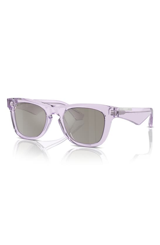 Shop Burberry 50mm Square Sunglasses In Violet