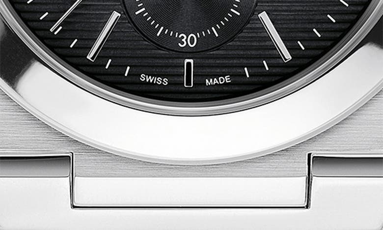Shop Ferragamo Vega Chronograph Bracelet Watch, 42mm In Stainless Steel