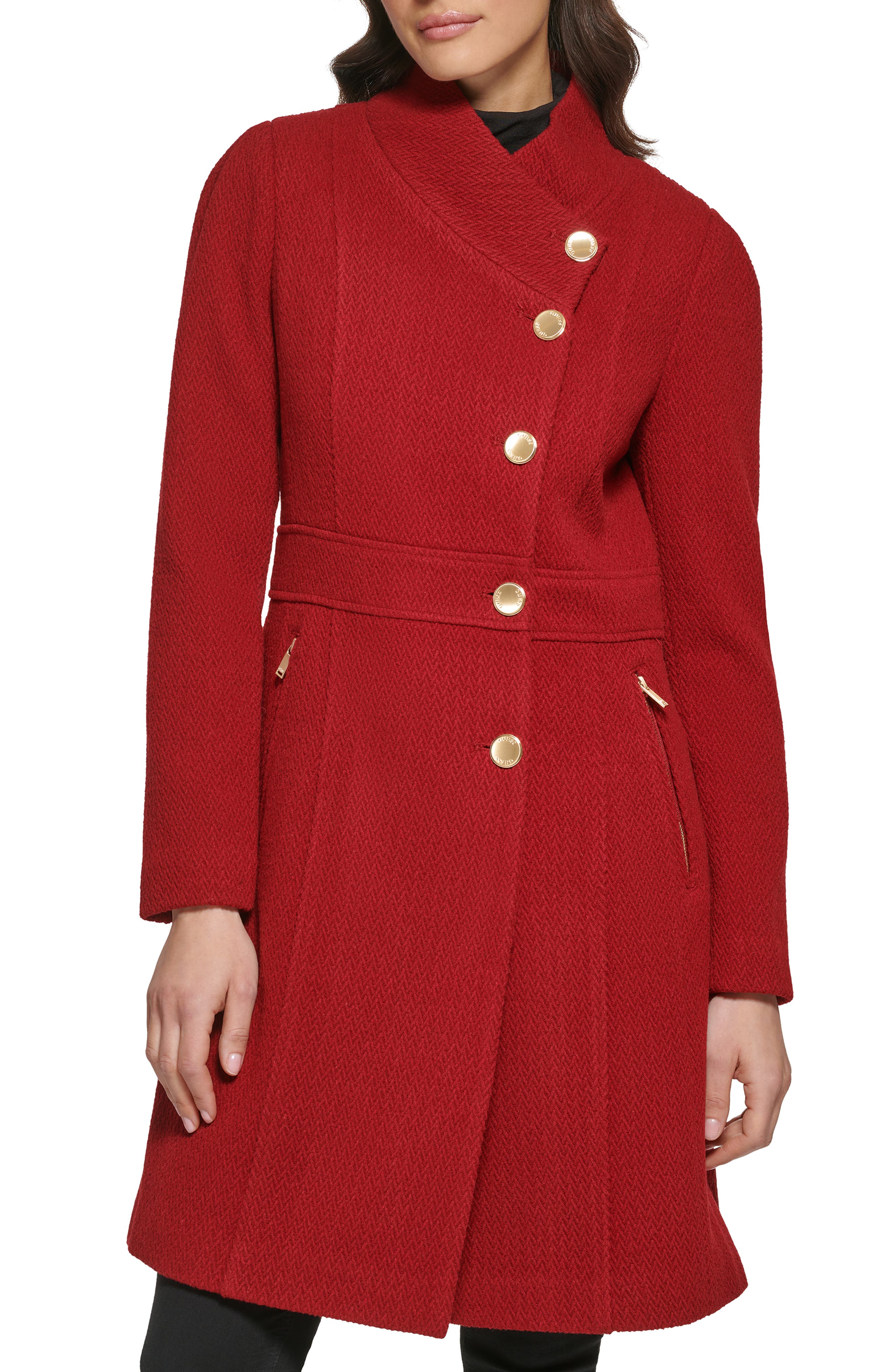 red coat long