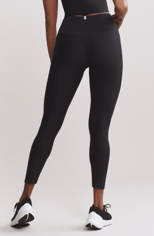 Shop Rhone Ripple Pocket Ankle Leggings In Black