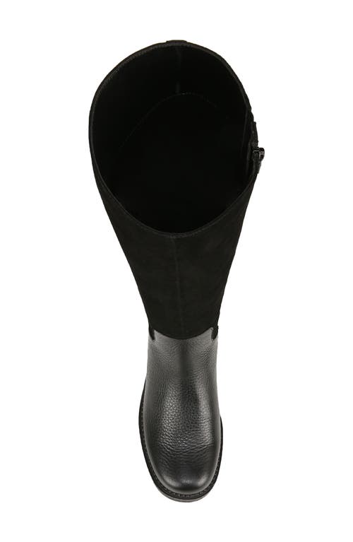 Shop Vionic Fallbrook Water Resistant Knee High Boot In Black Suede