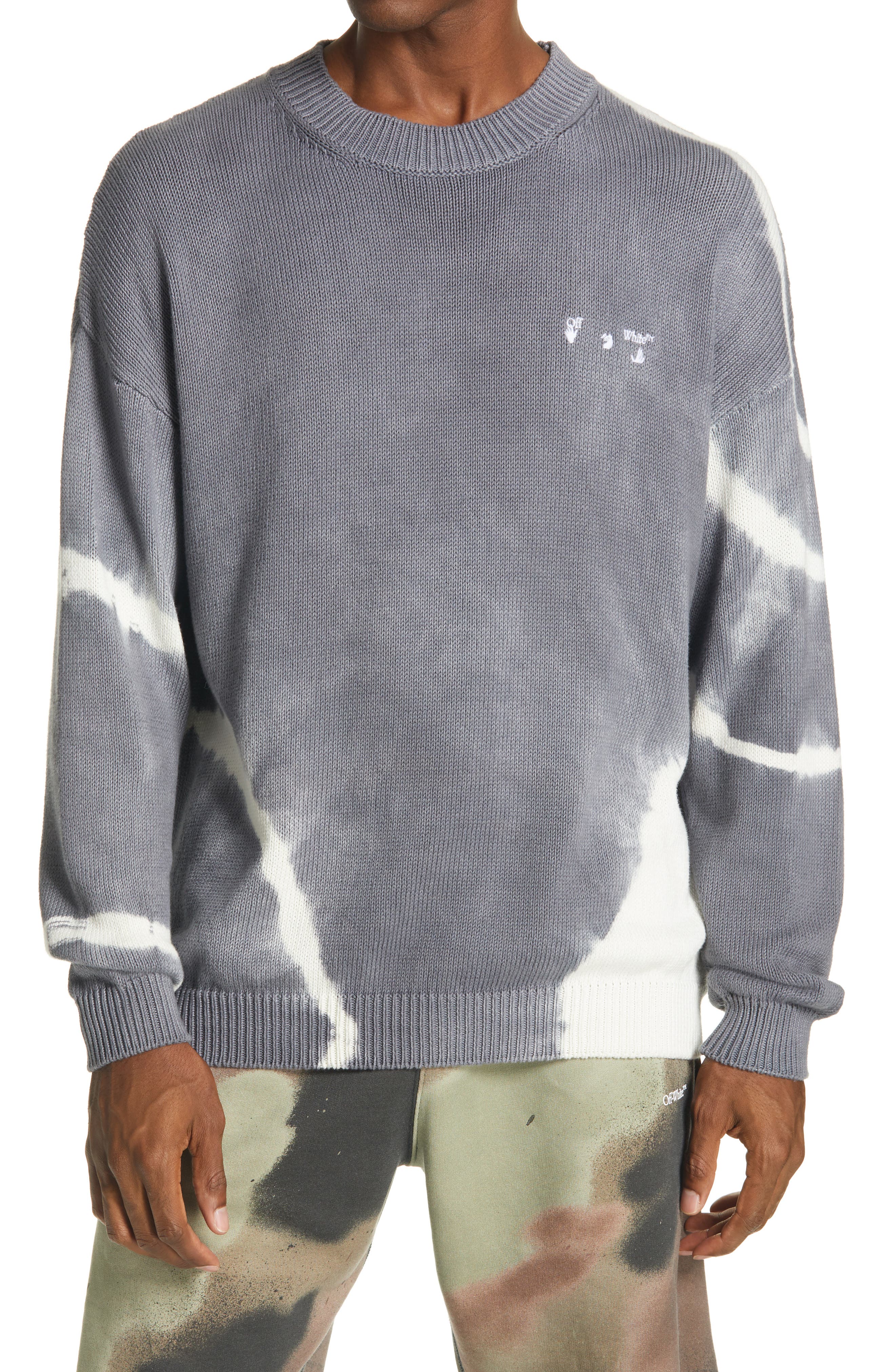 white tie sweater