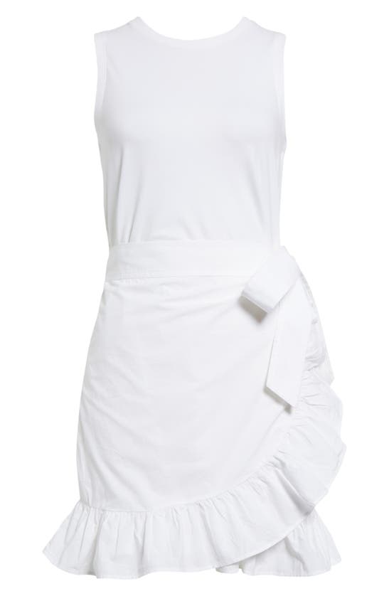 Shop Cinq À Sept Mahlia Tie Belt Sheath Dress In White