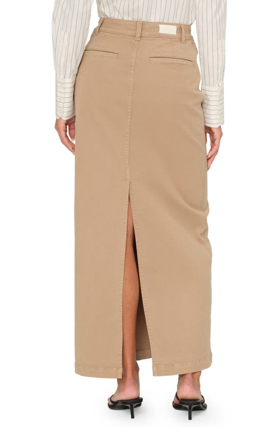 Shop Dl1961 Asra Twill Maxi Skirt In Sepia Twill